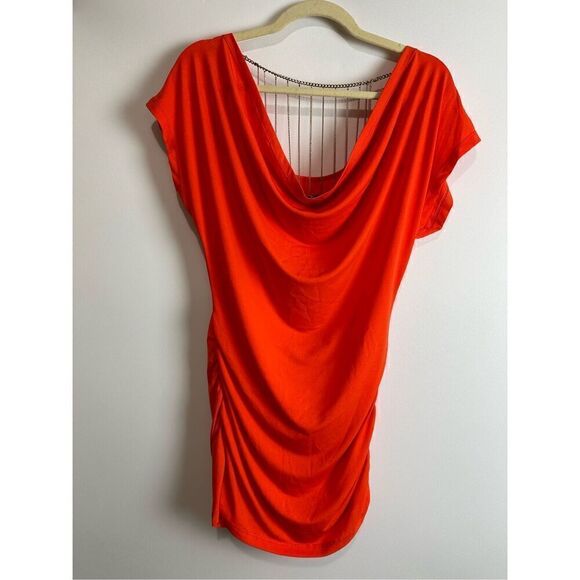 2b Bebe Orange chain tunic dress - Picture 5 of 8